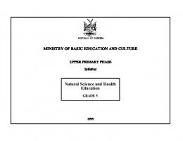 Natural Science and Health Education