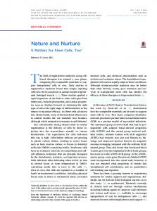 Nature and Nurture - JACC: Basic to Translational Science