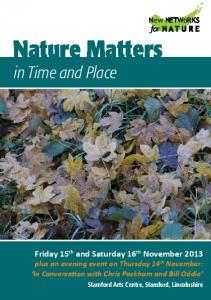 Nature Matters - New Networks for Nature