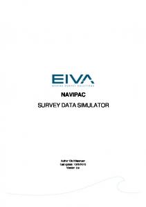 NaviPac Simulation - Eiva