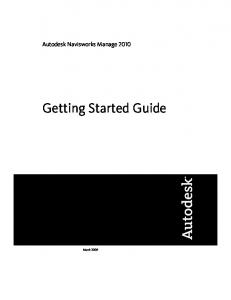 Navisworks 2010 Getting Started Guide