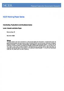 NCER Working Paper Series