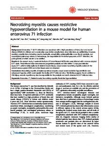 Necrotizing myositis causes restrictive ... - BioMedSearch