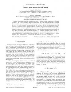 Negative kaons in dense baryonic matter - Niels Bohr Institutet