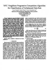 Neighbors Progressive Competition Algorithm for Classification ... - arXiv