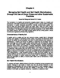 nematode communities and soil health