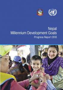 Nepal Millennium Development Goals - UNDP in Nepal