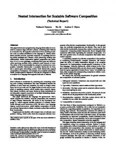 Nested Intersection for Scalable Software Composition