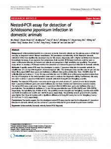 Nested-PCR assay for detection of Schistosoma japonicum infection in ...