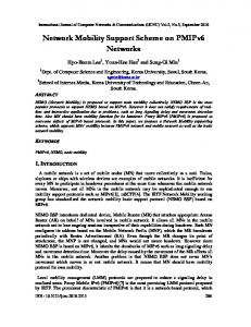 Network Mobility Support Scheme on PMIPv6 Networks