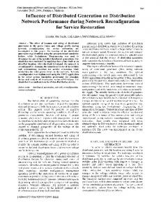 Network Performance during Network Reconfiguration - IEEE Xplore