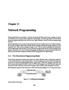 Network Programming