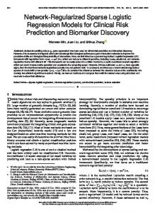 Network-Regularized Sparse Logistic Regression ... - IEEE Xplore