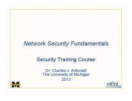 Network Security Fundamentals