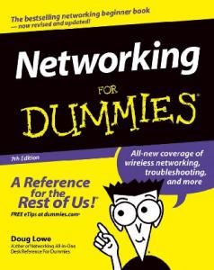 Networking for Dummies--For Dummies; 7th Ed. - UMM Directory