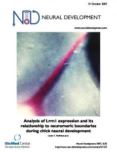 neural development - Springer Link