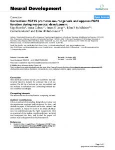 Neural Development - Springer Link