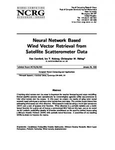 Neural Network Based Wind Vector Retrieval from ... - CiteSeerX