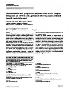 Neuroendocrine and sympathetic responses to an ...