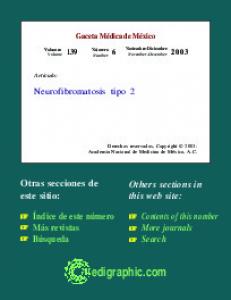 Neurofibromatosis tipo 2 - Medigraphic