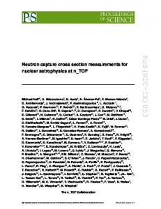 Neutron cross sections at n_TOF