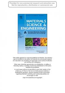 Neutron diffraction residual strain measurements in post-treated ...