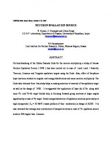 Neutron Spallation Source