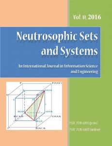 Neutrosophic Sets and Systems, Vol. 11, 2016