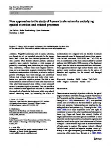 New approaches to the study of human brain networks ... - Core