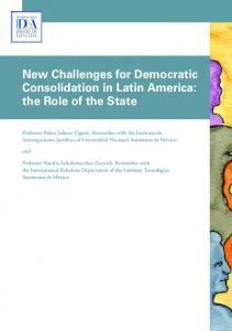 New Challenges for Democratic Consolidation ... - International IDEA