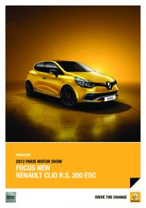 New Clio R.S. 200 EDC