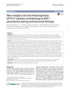 New insights into the heterogeneity of Th17 subsets ... - Springer Link