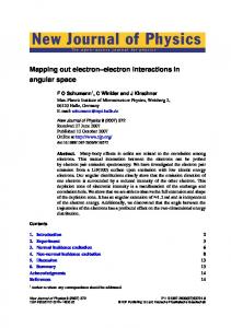 New Journal of Physics - Max Planck Institute of Microstructure Physics