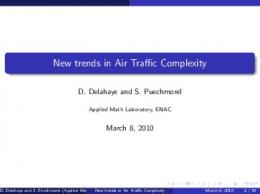 New trends in Air Traffic Complexity