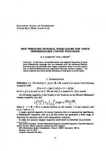 New Weighted Integral Inequalities for Twice Differentiable Convex ...