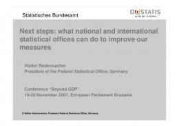 Next steps for statistical offices