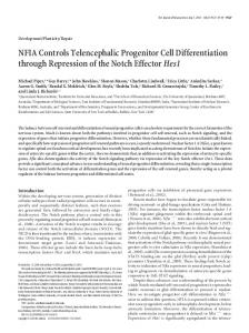 NFIA Controls Telencephalic Progenitor Cell Differentiation through ...