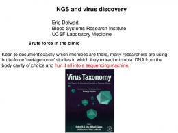 NGS and virus discovery