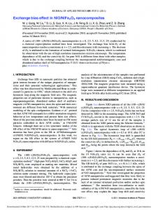 NiFe2O4 nanocomposites