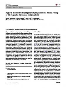 NiftyFit: a Software Package for Multi-parametric