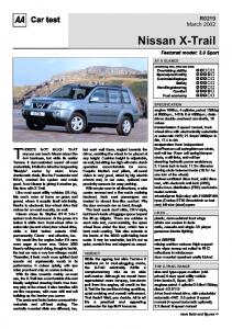 Nissan X - Trail - AA