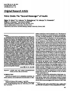 Nitric Oxide: The 