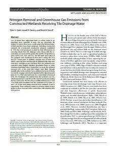 Nitrogen Removal and Greenhouse Gas ... - Semantic Scholar