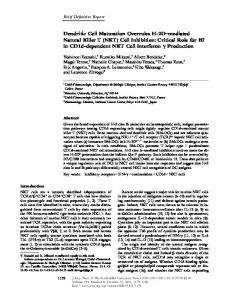 (NKT) Cell Inhibition - BioMedSearch