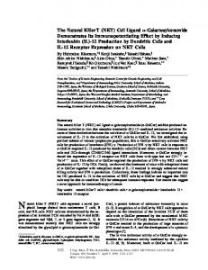 (NKT) Cell Ligand - BioMedSearch