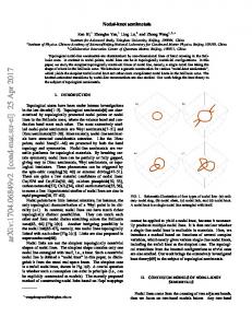 Nodal-knot semimetals