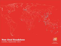 Non-Deal Roadshow - Sime Darby