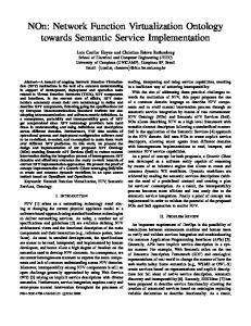 NOn: Network Function Virtualization Ontology ... - DCA - Unicamp