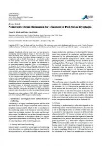 Noninvasive Brain Stimulation for Treatment of ... - Semantic Scholar