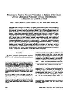 Noninvasive Positive-Pressure Ventilation in ... - Semantic Scholar